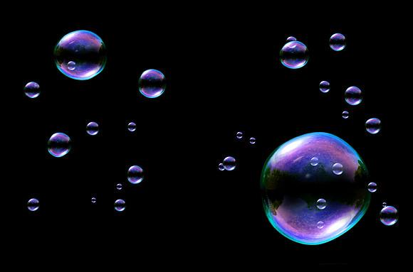 12 bubbles photo overlay