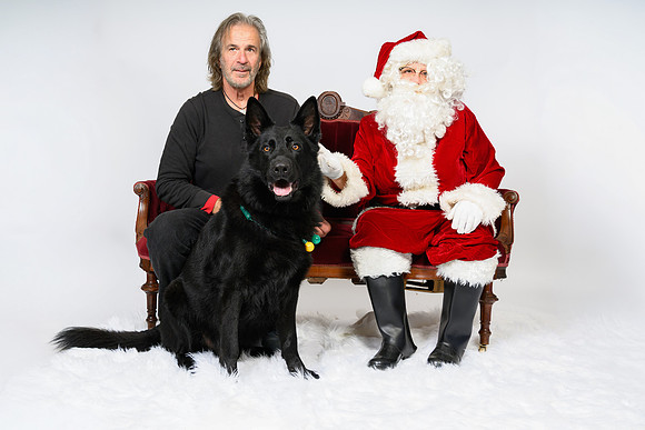 Black Shepherd Santa-