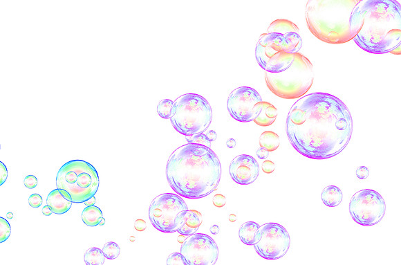 16 bubbles photo overlay