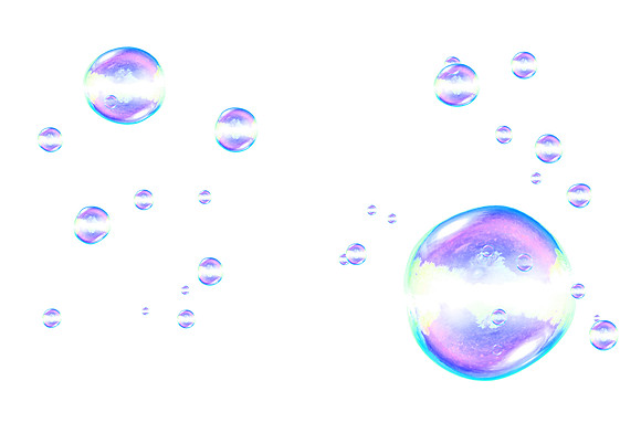 12 bubbles photo overlay
