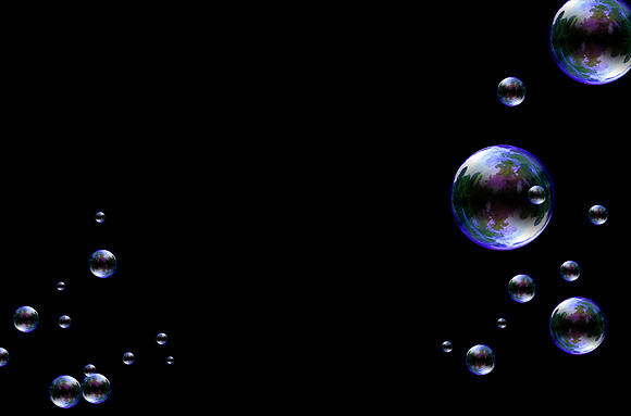 09 bubbles photo overlay