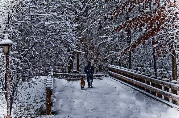 Roxy & Allen on Bridge-