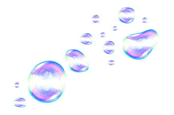 18 bubbles photo overlay