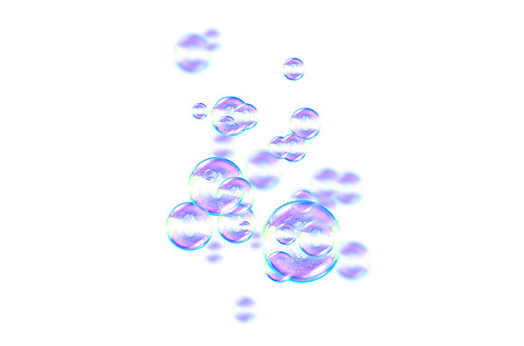 11 bubbles photo overlay