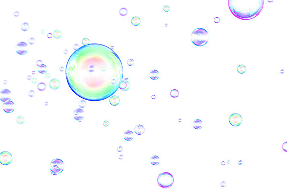 01 bubbles photo overlay