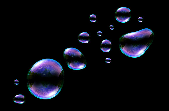18 bubbles photo overlay