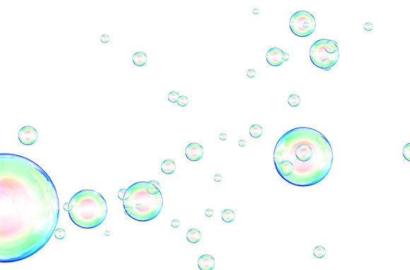 06 bubbles photo overlay